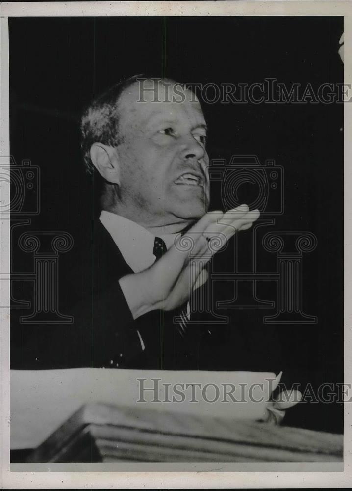 1939 Press Photo Sen. Robert Bulkley of Ohio - Historic Images