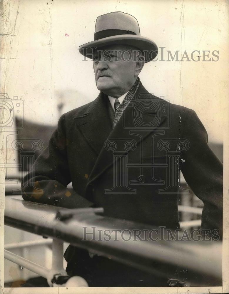 1933 Press Photo General John Pershing Commanded the AEF - Historic Images