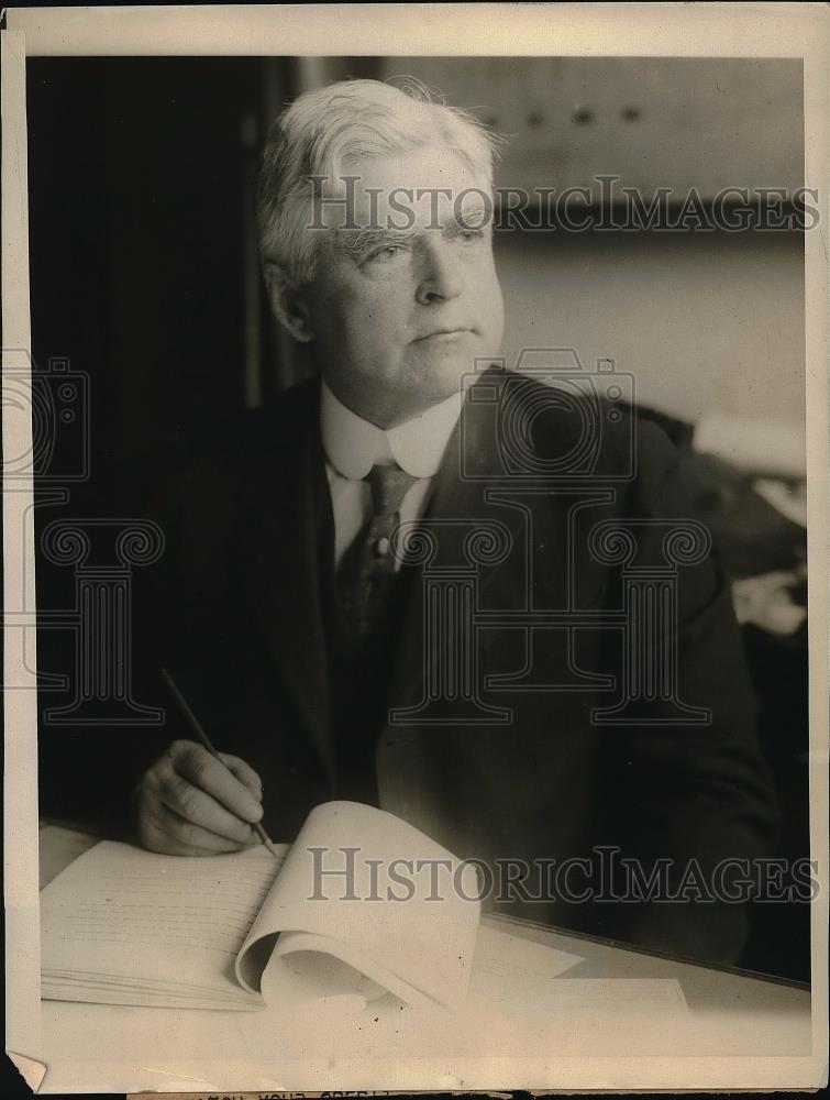 1923 Press Photo Dr. George Rice of the U.S. Bureau of Mines - Historic Images