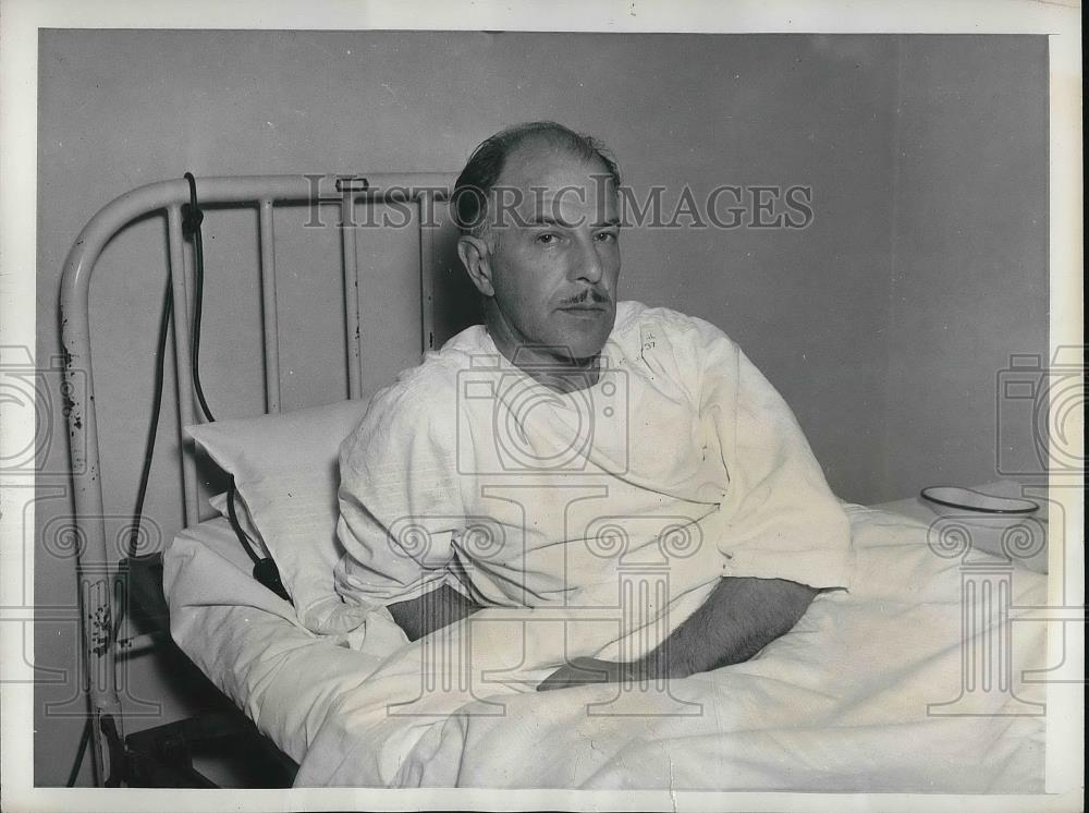 1937 Press Photo Captain William Barrett Has Amnesia - Historic Images