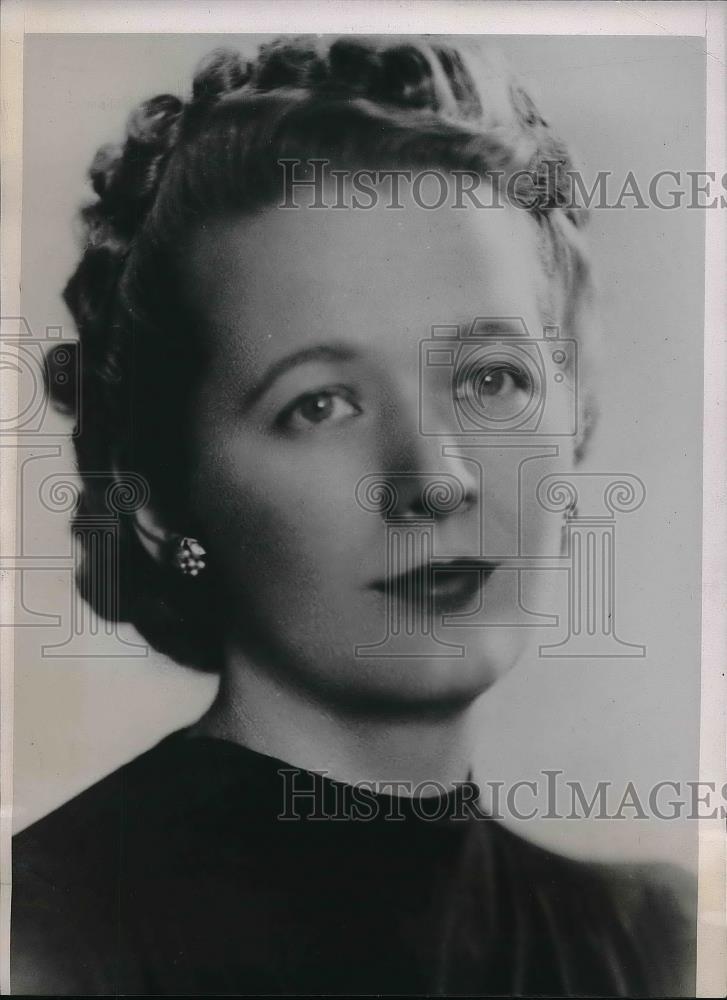 1940 Press Photo Miss Marguerite Johnson, Rock Island High School Teacher - Historic Images