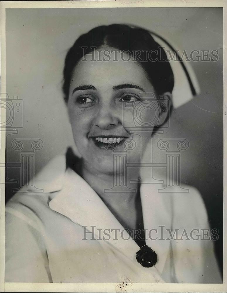 1936 Press Photo Jacqueline Noel  New Head Nurse - Historic Images