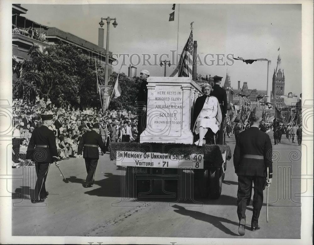 1941 Press Photo Replica of the Tomb of the Unknown Soldier. - Historic Images