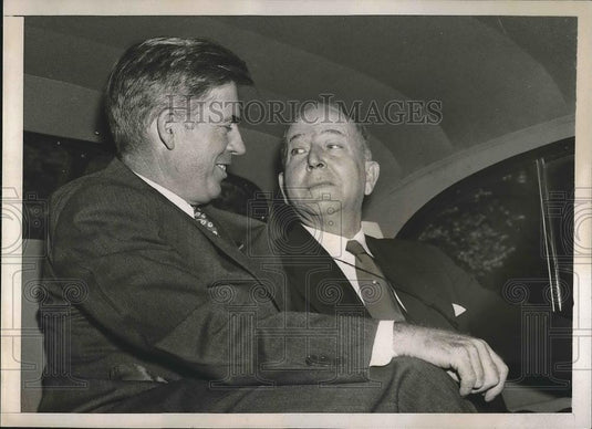 1939 Press Photo Secy. of Agriculture Henry Wallace & Edward O'Neal in D.C. - Historic Images