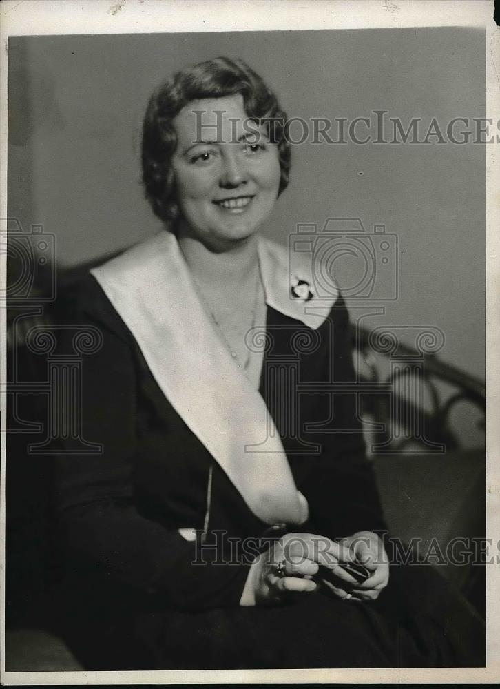 1931 Press Photo Mrs. Harry Jeffries, Restaurant Hostess, Wife of Millionaire - Historic Images