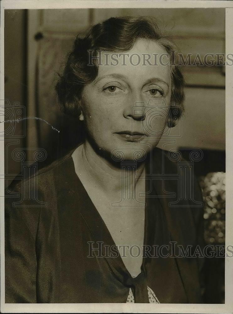 1930 Press Photo Mrs William Doak Whose Husband Appointed Secretary Of Labor - Historic Images