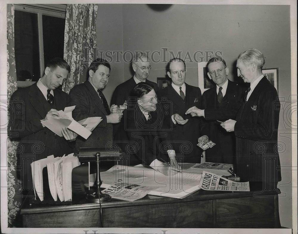 1939 Press Photo council of Fred Smiths of Fred Smiths organization - Historic Images