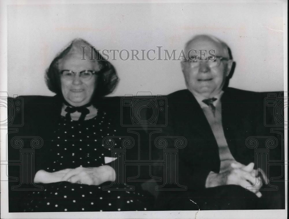 1966 Press Photo Mr. and Mrs. Nick Brehm on 60th wedding anniversary - Historic Images