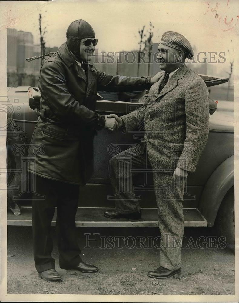 1927 Press Photo Samuel King And His Father Killed In Stunt - Historic Images