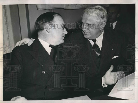 1940 Press Photo Senator Francis T Maloney James J Davis Pennsylvania - Historic Images