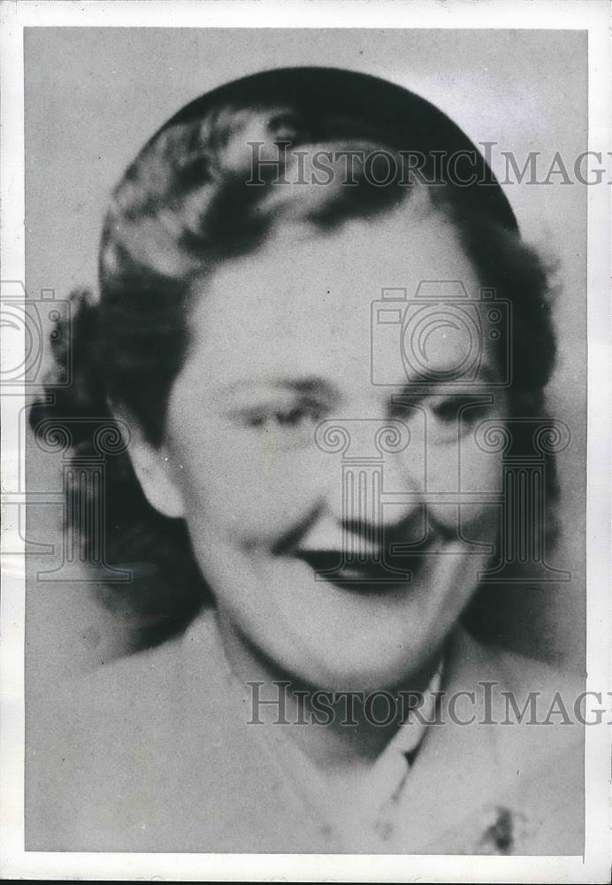 1946 Press Photo Heiress Elizabeth Lopez Disappearance - Historic Images