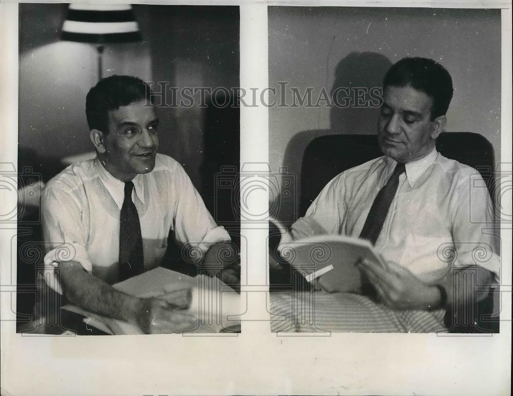 1933 Press Photo Ferdinand Pecoa, Counsel, Senate Banking &amp; Currency Committee - Historic Images