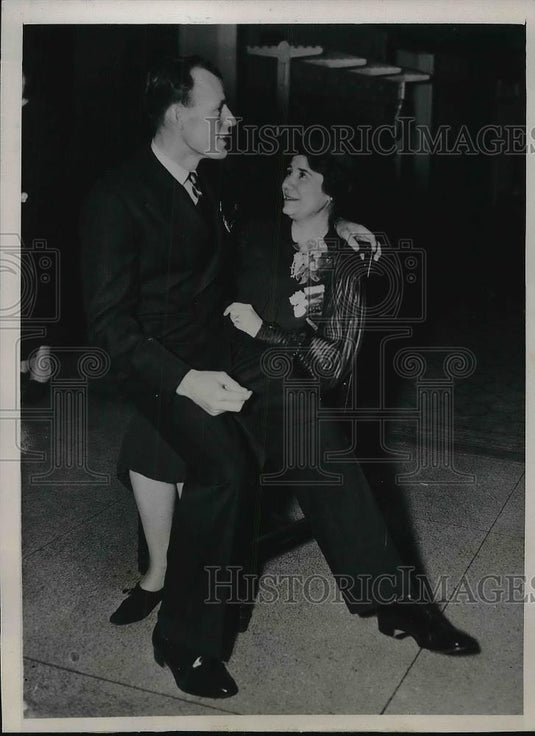 1937 Press Photo American Federation of Labor Convention Mrs Ralph Sturdevant - Historic Images