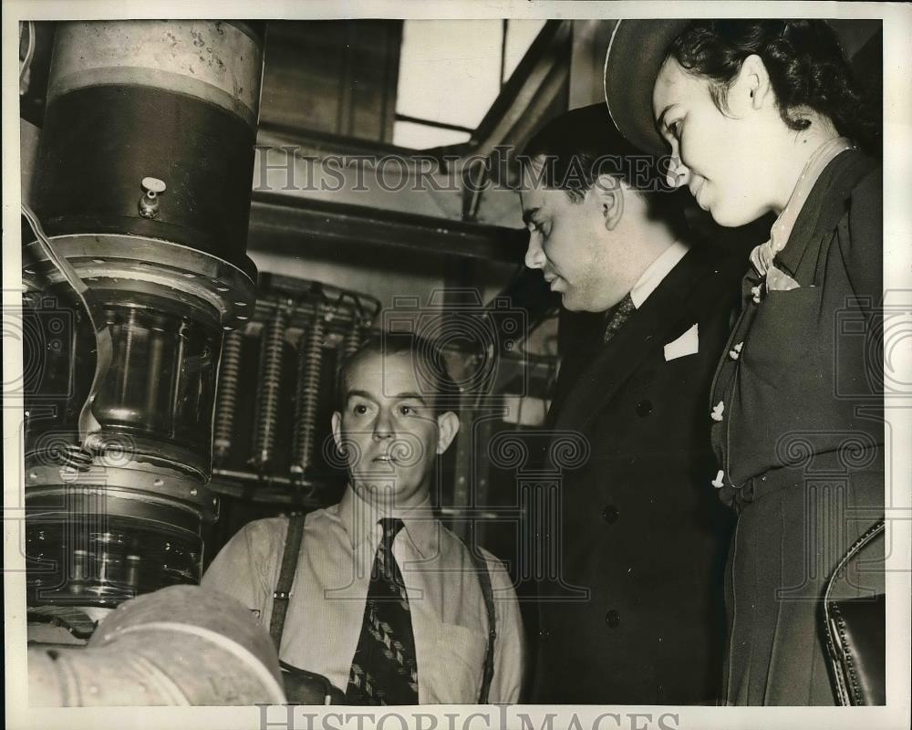 1939 Press Photo Governor Ernani Amaral Peixoto &amp; Bride - Historic Images