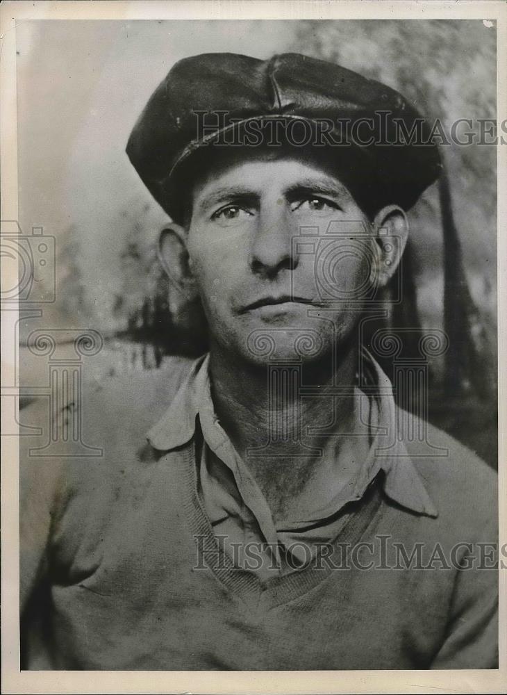 1939 Press Photo Elmer Ogle Rescued by Secretary of Navy, Franklin Roosevelt - Historic Images