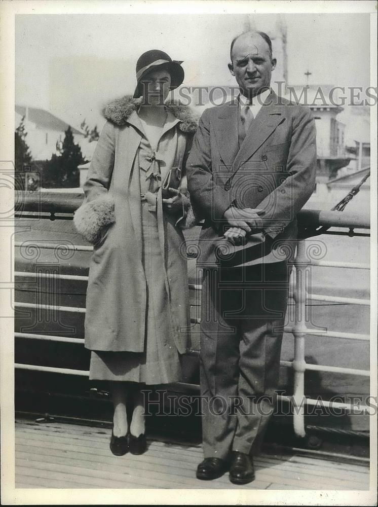 1932 Press Photo American Minister Canada Hanford MacNider Duchess Of York - Historic Images