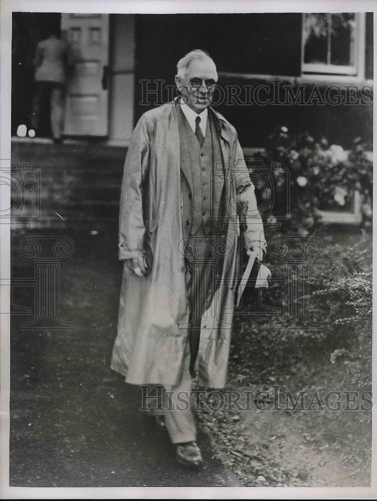 1937 Press Photo Thomas Edwin Elder surrendered to Police for E. Speer murder - Historic Images