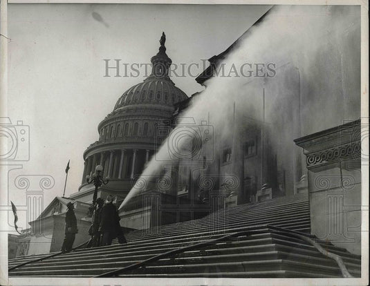 1931 Press Photo Capitol Clean up Fall Season Washington D.C. - nea87607 - Historic Images