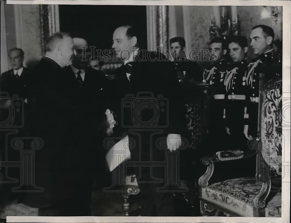 1933 Press Photo President Rodriguez Ambassador to Mexico - Historic Images