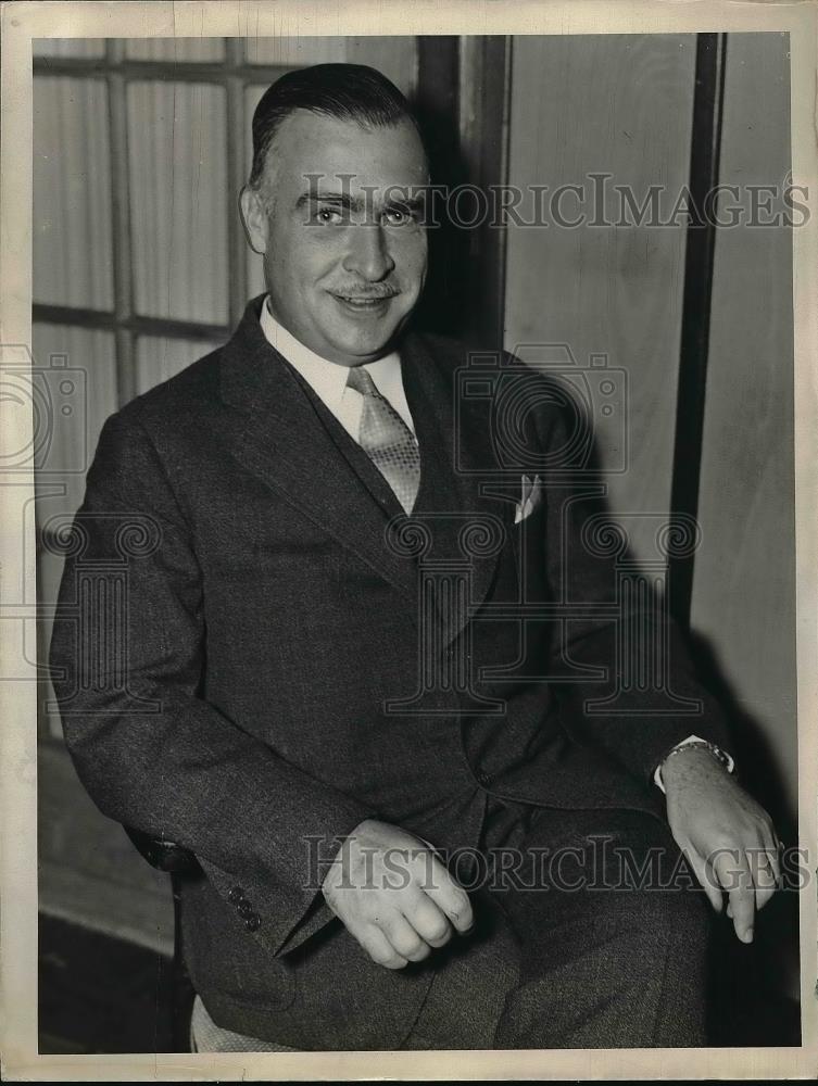 1938 Press Photo George Albrecht, Pontiac Zone Manager - Historic Images