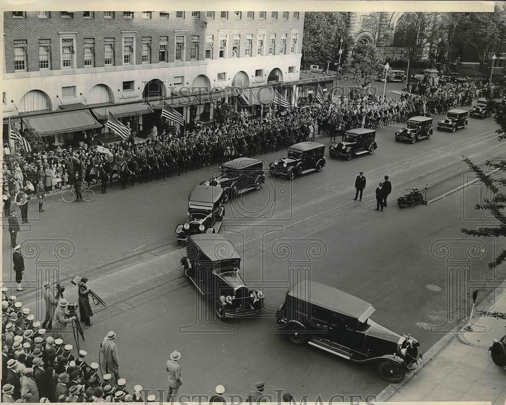 1929 Press Photo MacDonald Parade Washington D.C. - Historic Images