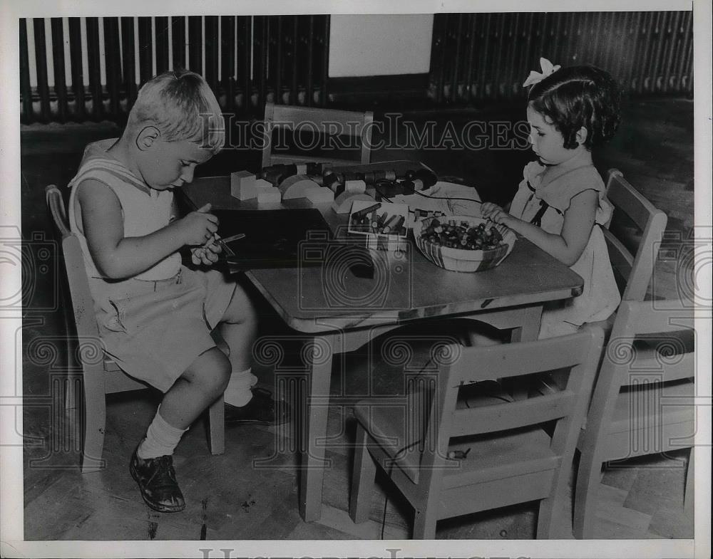 1937 Press Photo Fordham University Experimental School - Historic Images