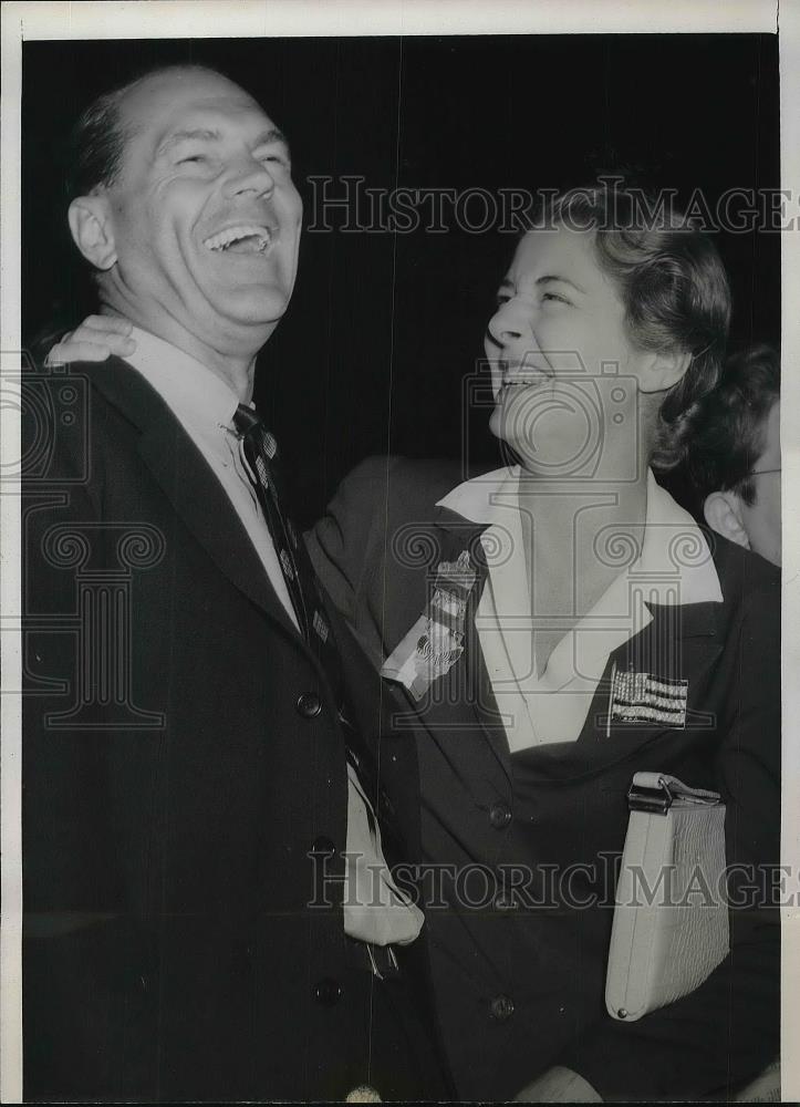 1940 Press Photo Mrs. L.W. Chip Roberts Sec. Democratic national Comm. James - Historic Images