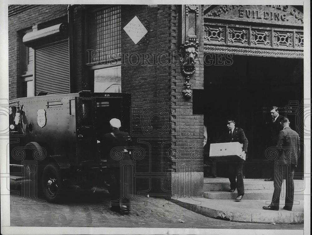 1933 Press Photo Clearing House Certificates Printed at Los Angeles Consignment - Historic Images