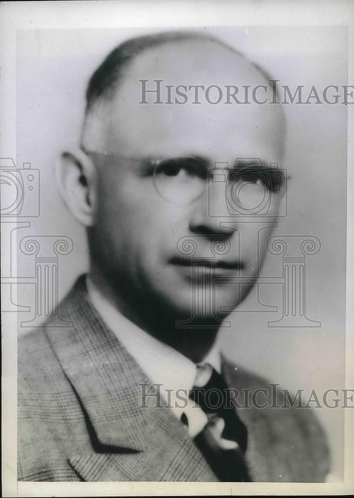 1943 Press Photo Donald Rice, President of Kiwanis International - Historic Images