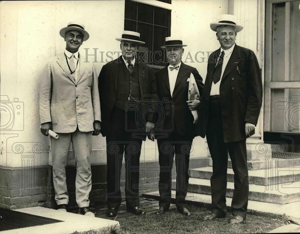 1922 Press Photo Senator Pepper, Governor Spruel, Attorney General Daughtery - Historic Images