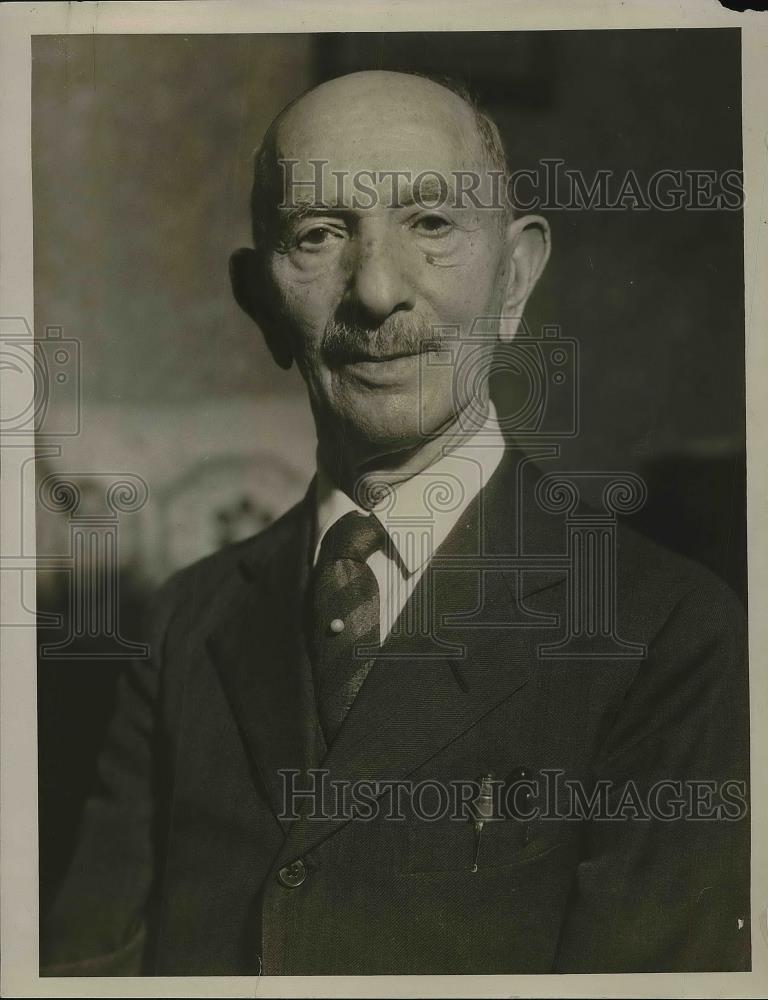 1938 Press Photo Edward Gruener At Age 85 - neb21406 - Historic Images