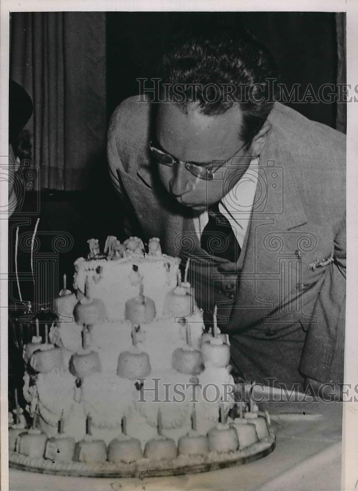 1939 Press Photo Payne Ratner Governor of Kansas - Historic Images