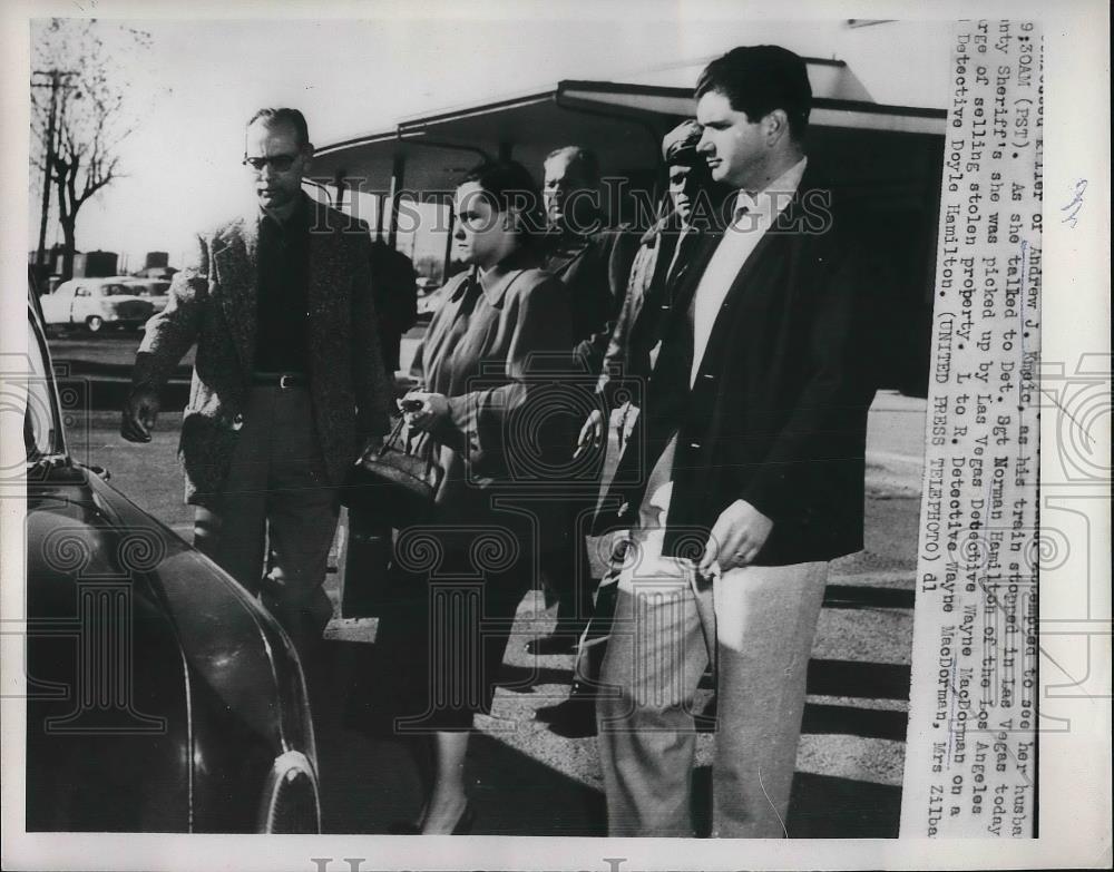 1953 Press Photo Andrew J. Kmeic Murder, Norman Hamilton, Wayne MacDorman - Historic Images