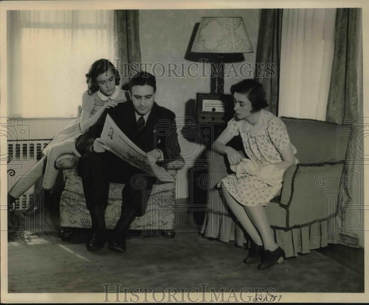 1942 Press Photo Jayne House, 1st woman to volunteer for the Woman's Army - Historic Images