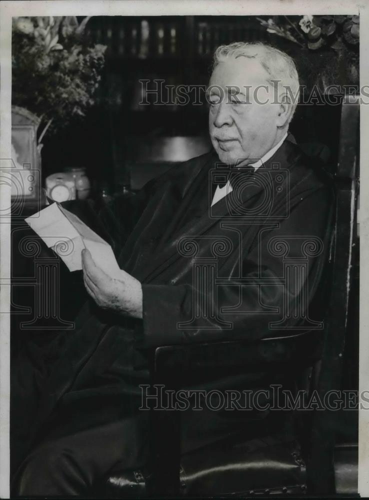 1934 Press Photo Judge Marcus Kavanagh noted authority on criminal law of - Historic Images