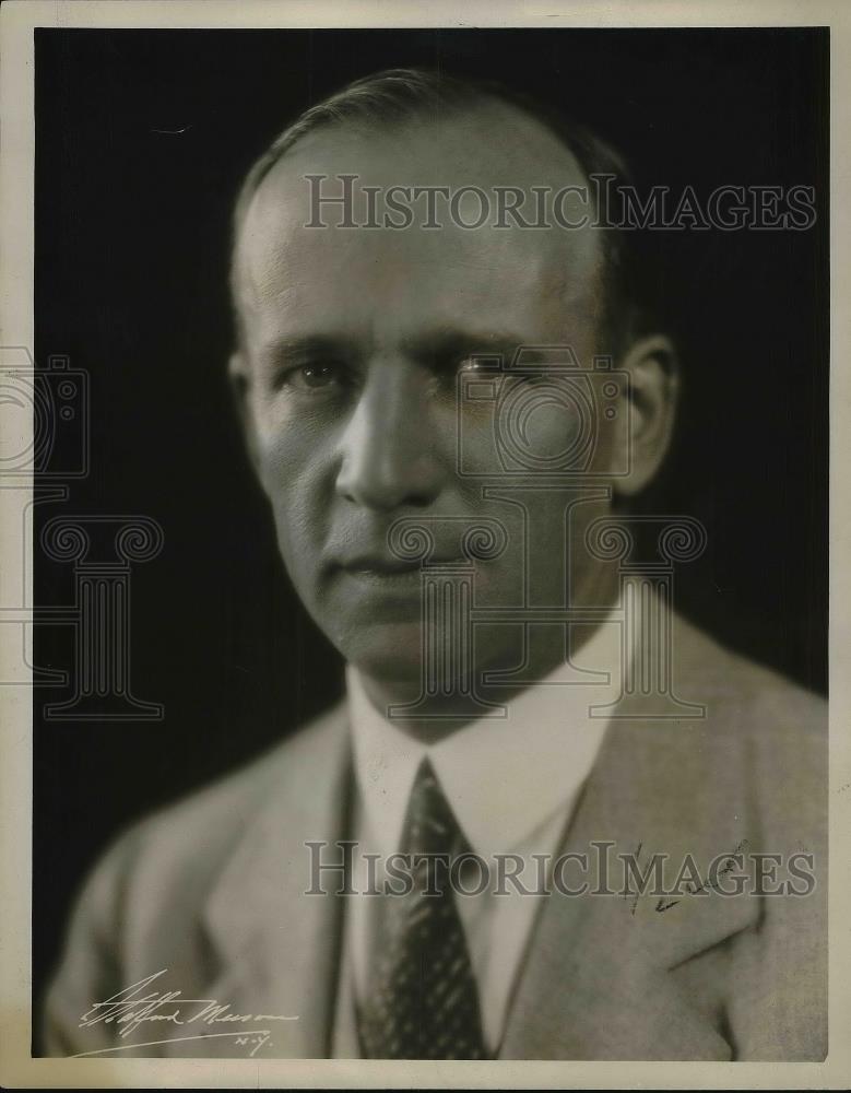 1926 Press Photo Frank Tuffer Managing Director of Business Show - Historic Images