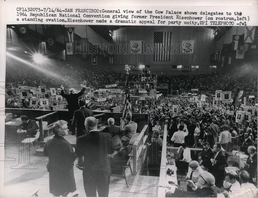 1964 Press Photo Cow Palace at GOP Presidential Convention - neb28167 - Historic Images