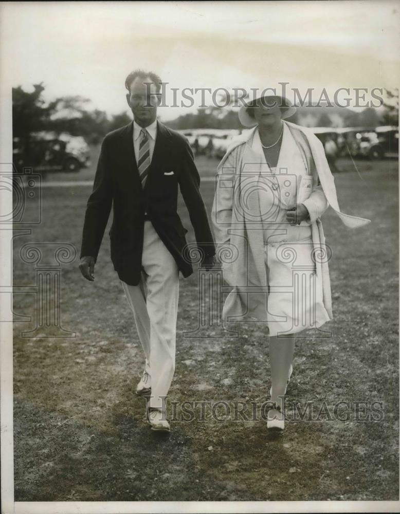 1929 Press Photo Mr. and Mrs. C. Alan Hudson - Historic Images