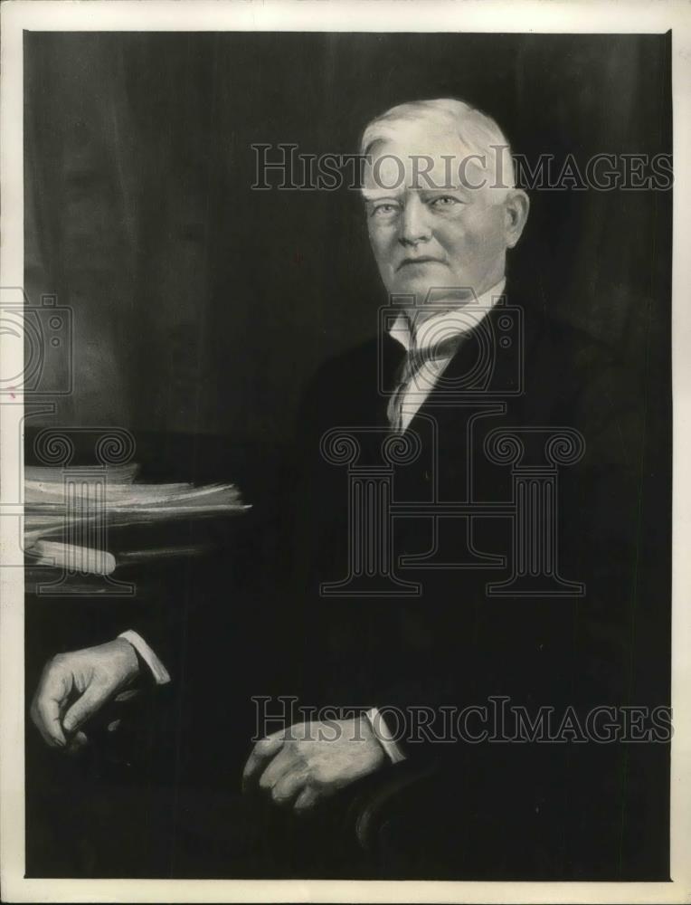 1933 Press Photo of a portrait of Vice President John Nance Garner - Historic Images