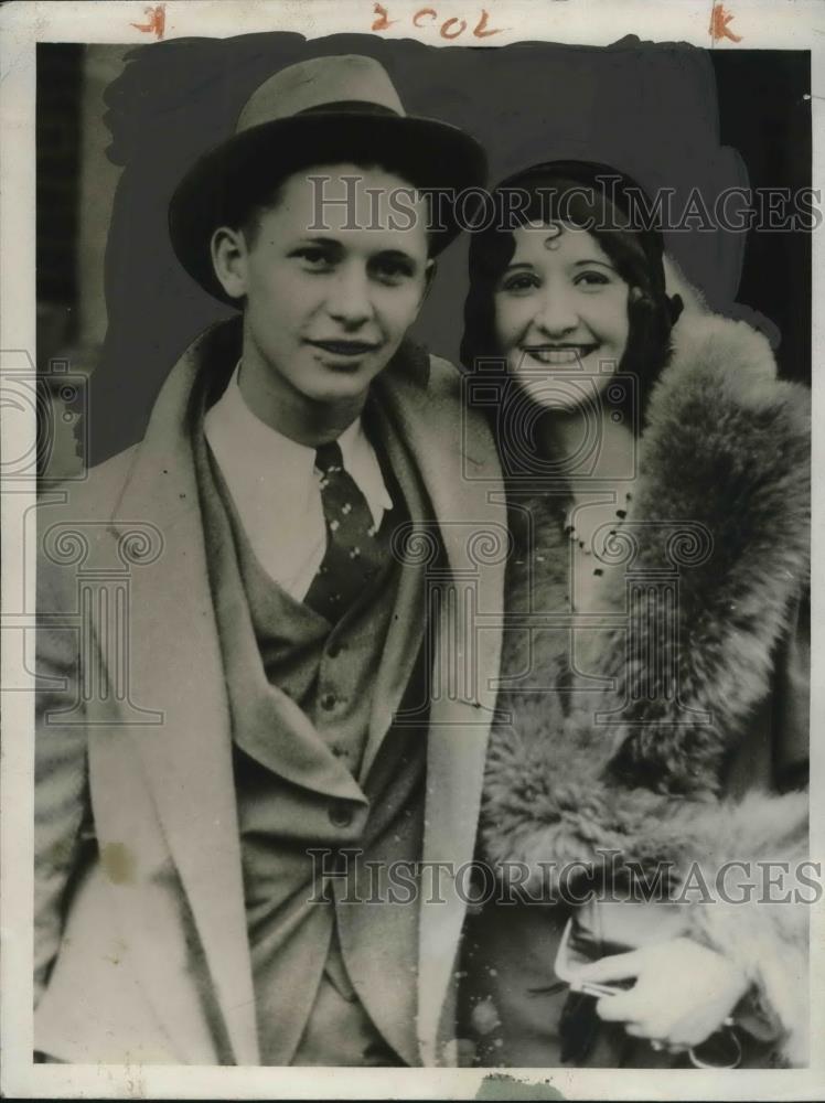 1930 Press Photo John Higgings Ross Andelone - Historic Images
