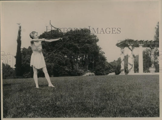 1923 Press Photo Diana Watts Author - Historic Images