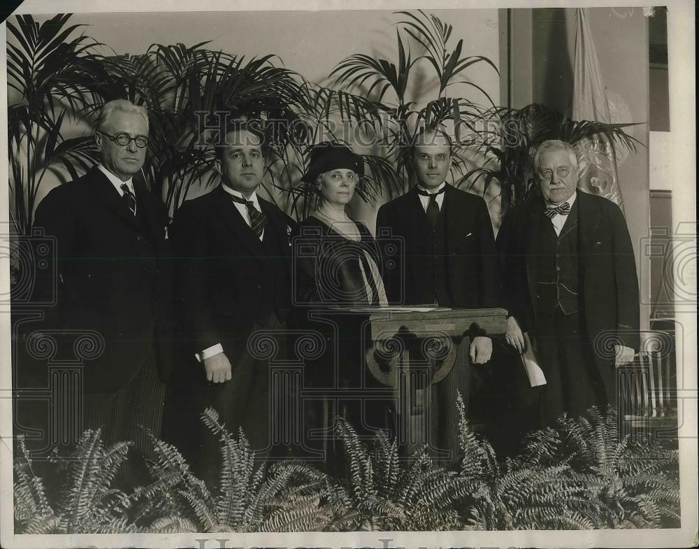 1930 Press Photo George Washington Univ., Roissiter, Marvin, Depew, Yeager - Historic Images