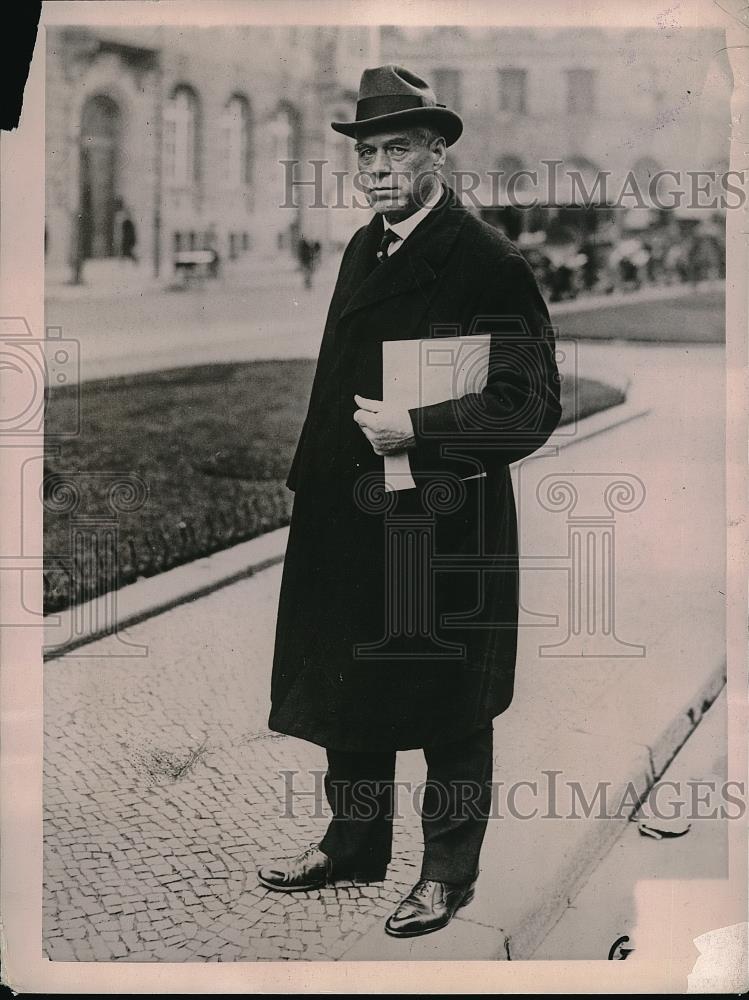 1922 Press Photo Professor Jeremiah Jenks Columbia University - Historic Images
