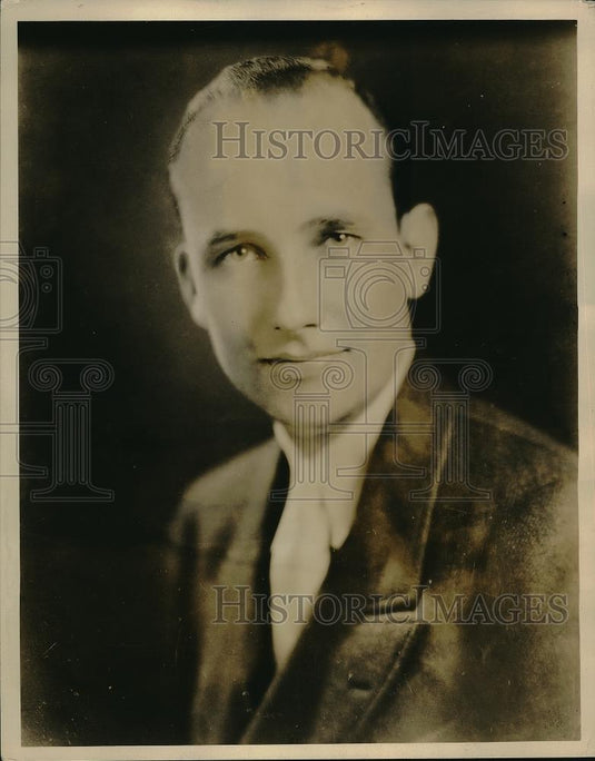 1937 Press Photo Fred Weems, orchestral leader - Historic Images