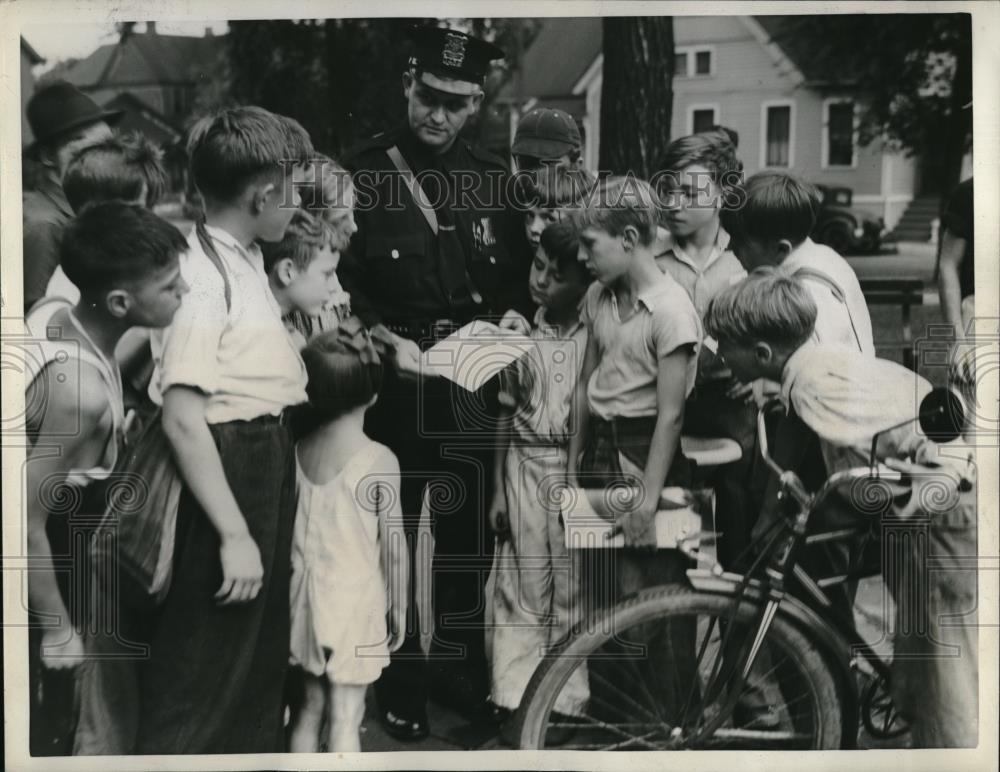 1936 Press Photo Police Picture of Missing Harry Browe - Historic Images