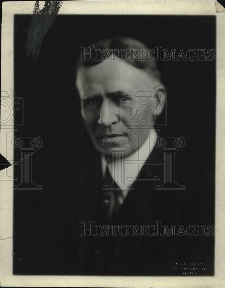 1926 Press Photo Olof Ohlson Chief Engineer Waltham Watch Company - Historic Images