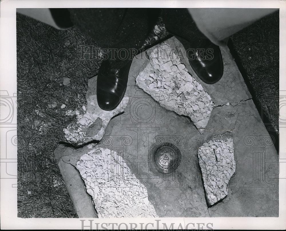 1949 Press Photo Robinsons Rock Kansas Field - Historic Images