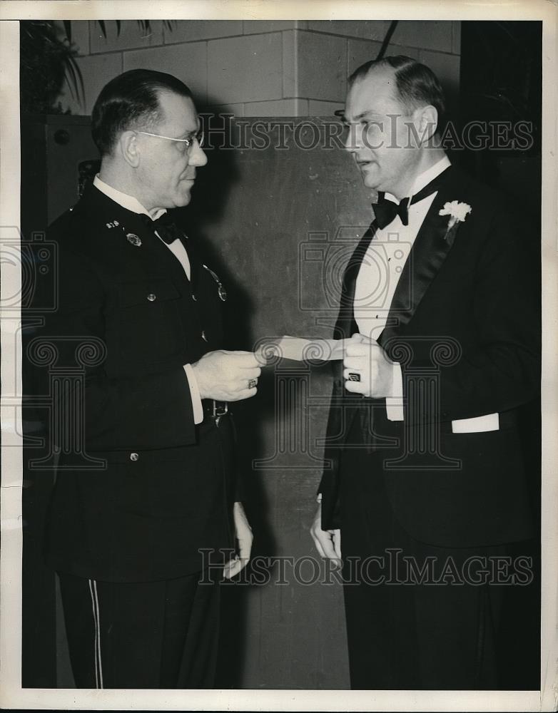 1938 Press Photo Ltr. Thomas Dugan Commander of the American Legion, - Historic Images