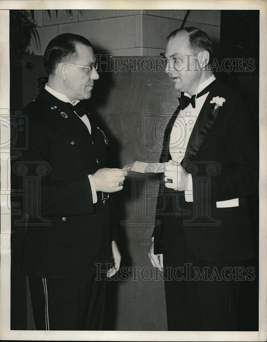 1938 Press Photo Ltr. Thomas Dugan Commander of the American Legion, - Historic Images