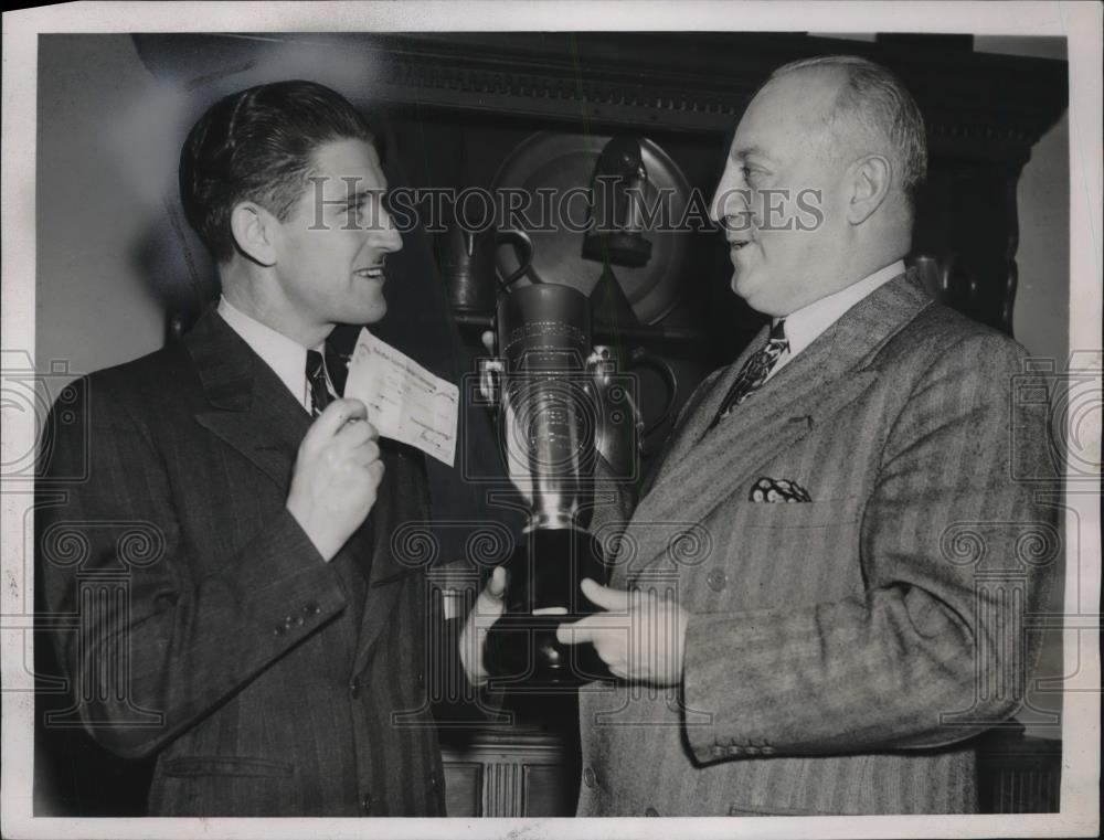 1940 Press Photo Colonel JR Kilpatrick President of Madison Square Corporation - Historic Images